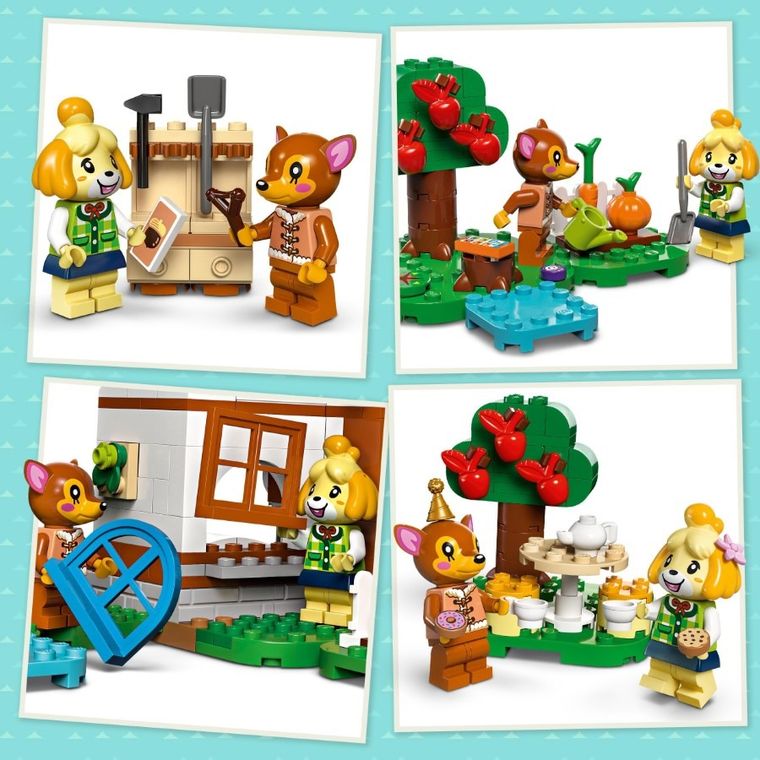 LEGO Animal Crossing, Isabelle vine in vizita, 77049