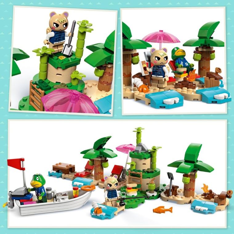 LEGO Animal Crossing, Turul de insula in barca al lui Kapp'n, 77048
