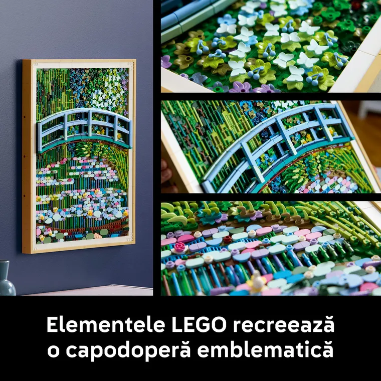 LEGO ART, Claude Monet - Pod peste lac cu nuferi, 31220