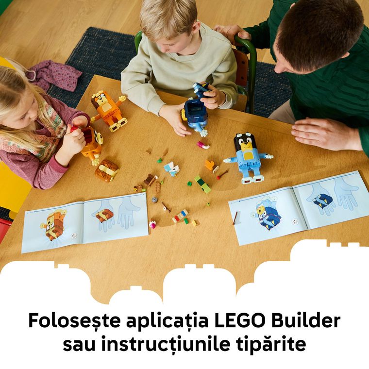 LEGO Bluey, Familia lui Blue din caramizi, 11217