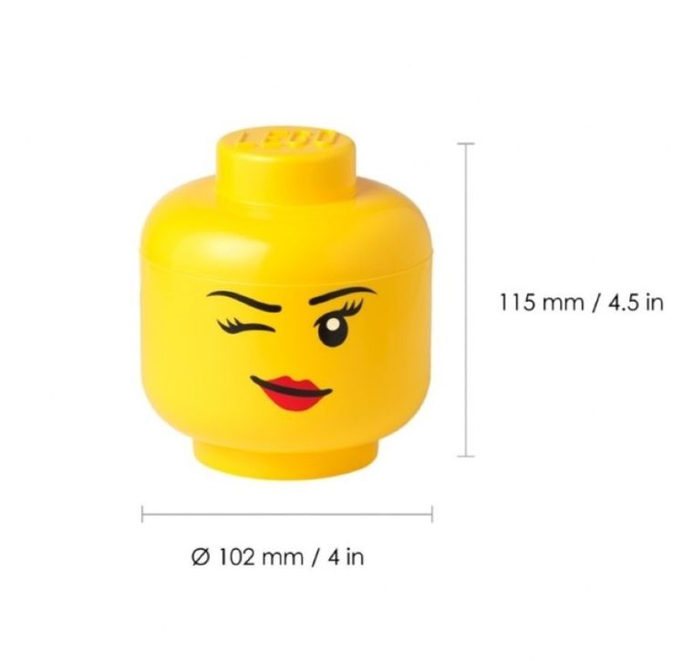 LEGO, cap mic, recipient de depozitare, marime XS, 0,36 litri