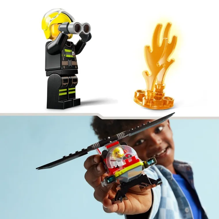 LEGO City, Elicopter de pompieri, 60411