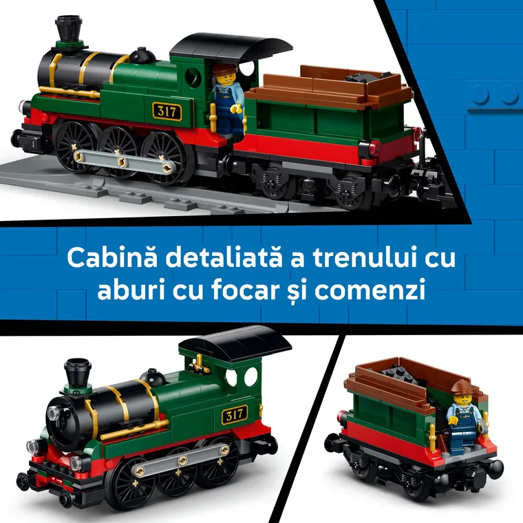 LEGO City, Tren cu aburi vintage, 60511