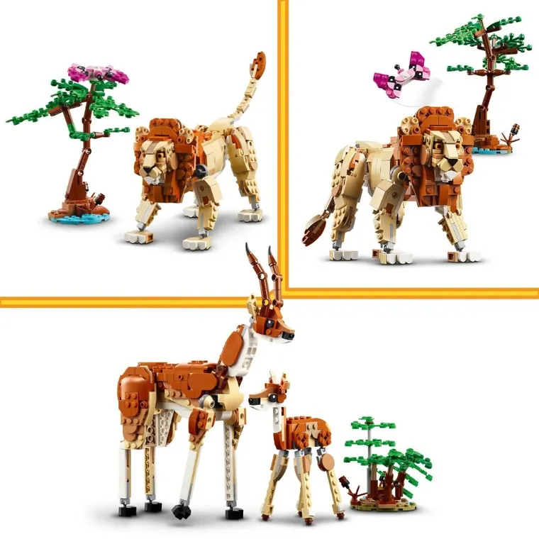 LEGO Creator, Animale salbatice din safari, 31150