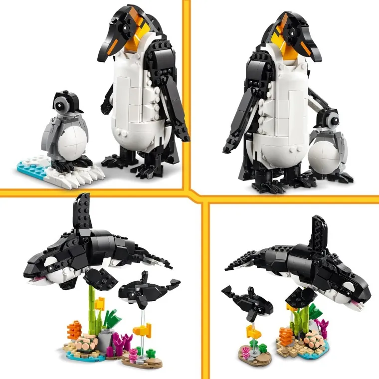 LEGO Creator, Animale salbatice: Familia de ursi panda, 31165