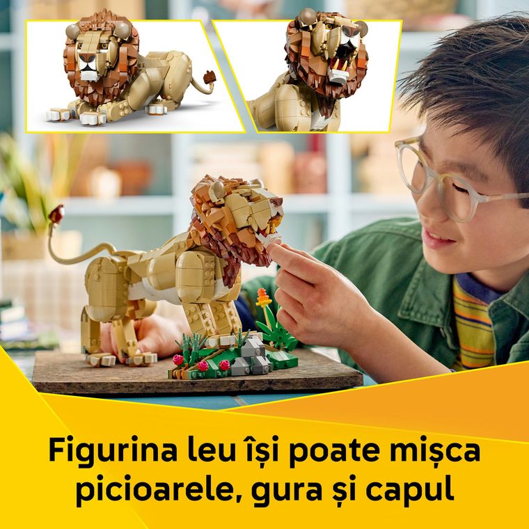 LEGO Creator, Animale salbatice: Leu maiestuos, 31386