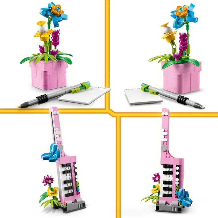 LEGO Creator, Masina de scris cu flori, 31169
