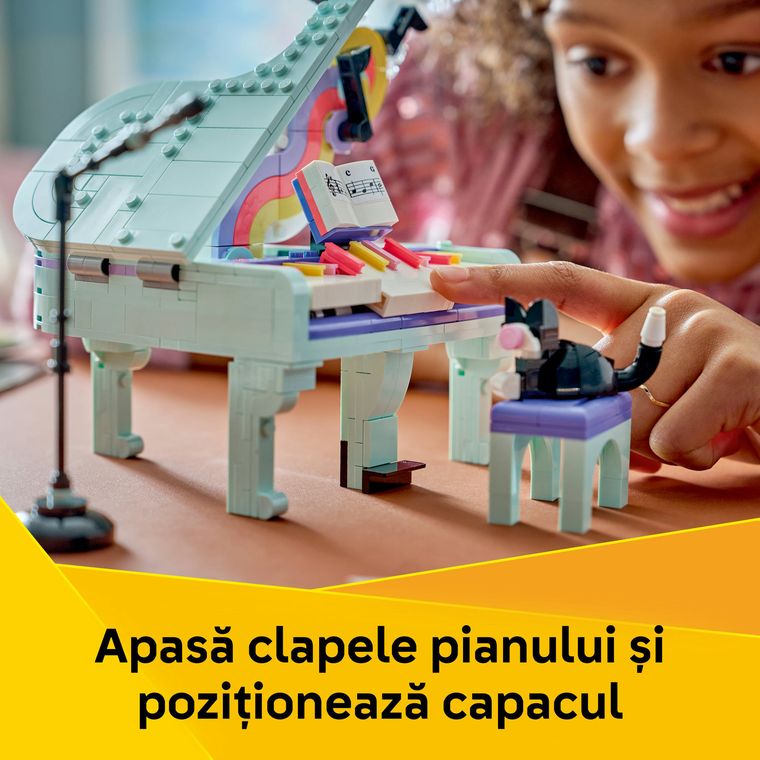 LEGO Creator, Pian decorativ cu o pisica, 31392