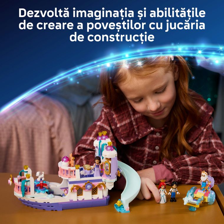 LEGO Disney Princess, Barca nuntii regale a lui Ariel, 43299