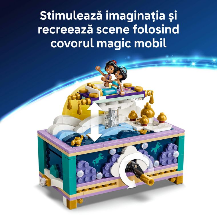 LEGO Disney Princess, Cutia cu bijuterii a lui Jasmine, 43295
