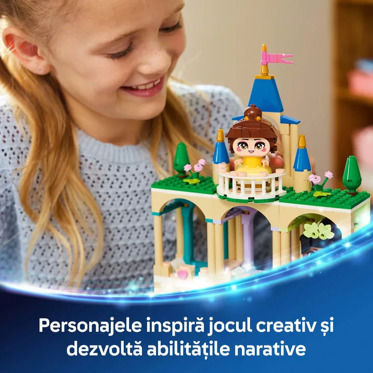 LEGO Disney Princess, Miniprintesele Belle si Tiana la castel, 43291