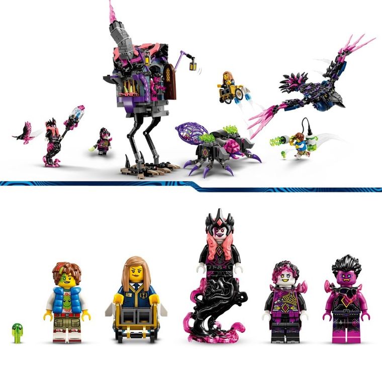 dream_mmkidsページ LEGO DREAMZzz, Corbul de la miezul noptii al vrajitoarei din Never