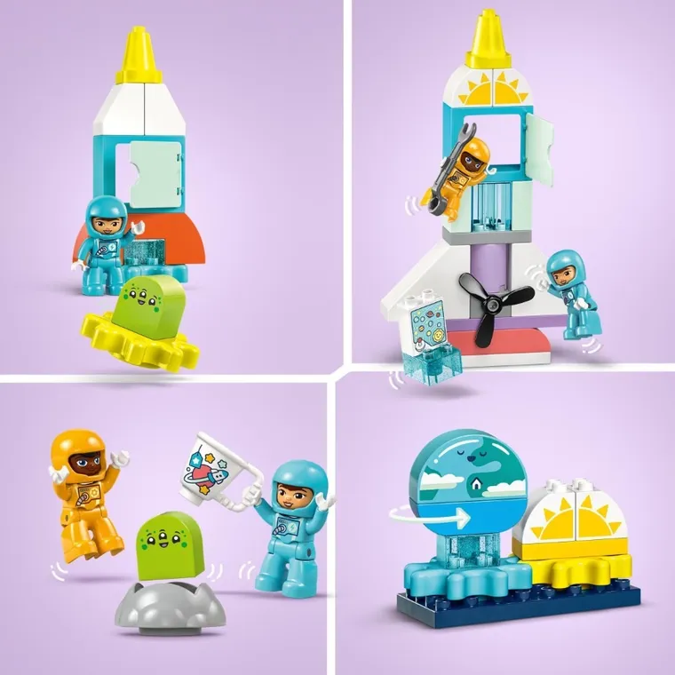 LEGO DUPLO, Aventura cu naveta spatiala 3 in 1, 10422