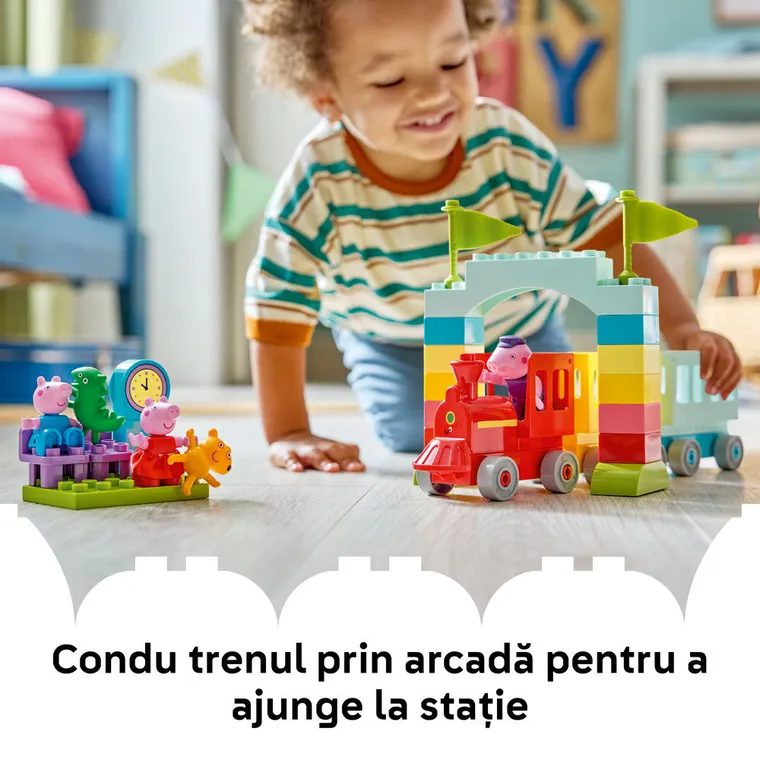 LEGO DUPLO, Calatorie in tren cu Bunicul Purcelus, 10466
