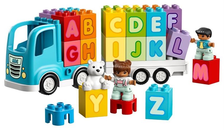 LEGO DUPLO Creative Play, Primul meu camion cu litere, 10915