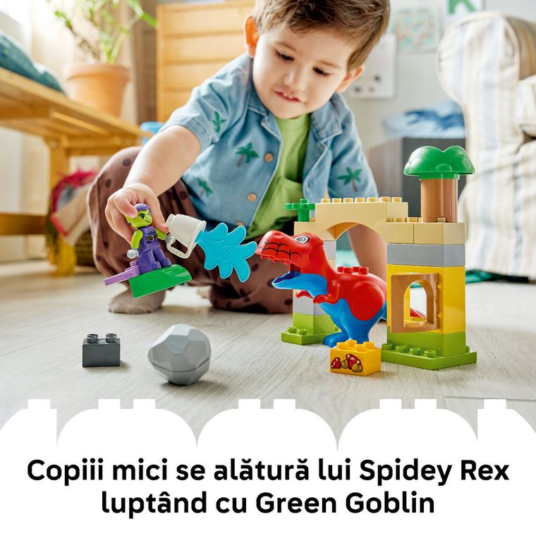 LEGO DUPLO, Dinozaurul Spidey-Rex vs Green Goblin, 10463