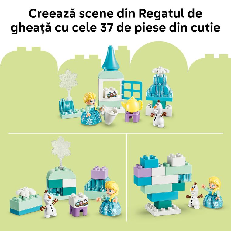 LEGO DUPLO Disney, Cutie creativa cu Elsa si Olaf din Regatul de gheata, 10462