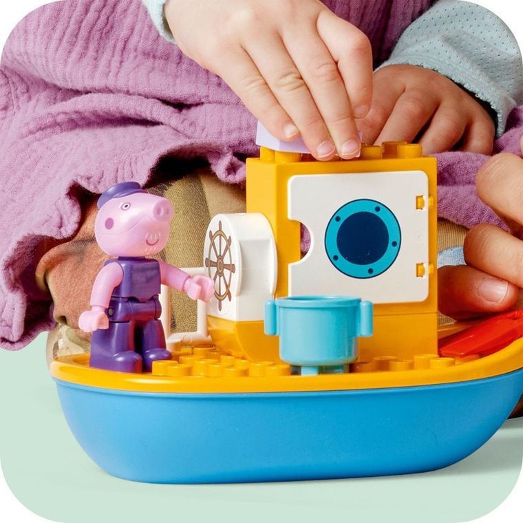 LEGO DUPLO, Excursia cu barca a Purcelusei Peppa, 10432