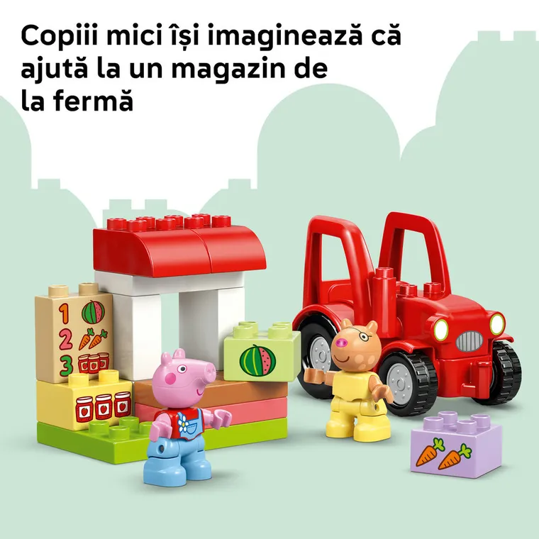 LEGO DUPLO, Tractor si piata, 10468