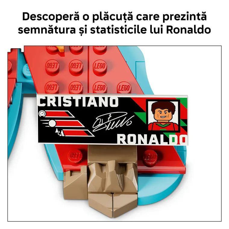 LEGO Editions Football, Cristiano Ronaldo - Momente importante din fotbal, 43012