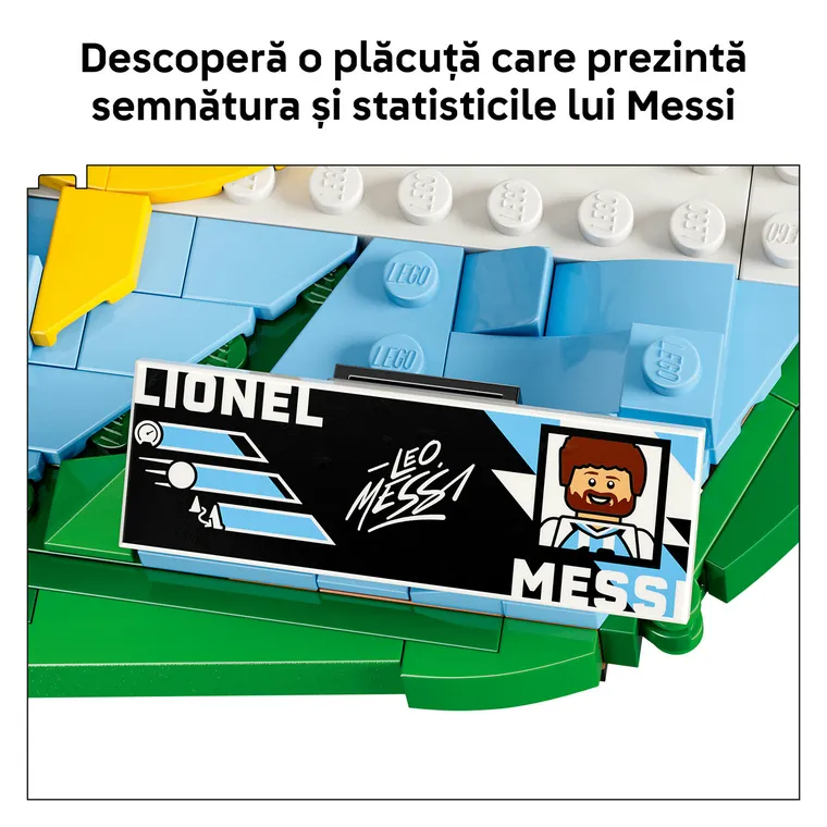 LEGO Editions Football, Lionel Messi - Momente importante din fotbal, 43011
