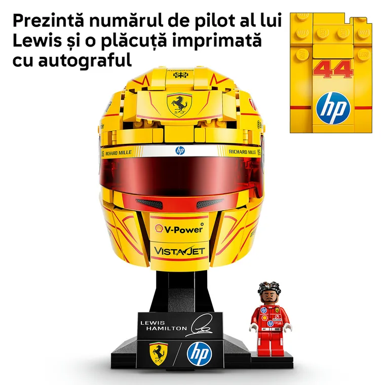 LEGO Editions Formula 1, Casca lui Lewis Hamilton Scuderia Ferrari HP, 43022