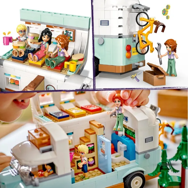 LEGO Friends, Aventura in rulota cu prietenii, 42663