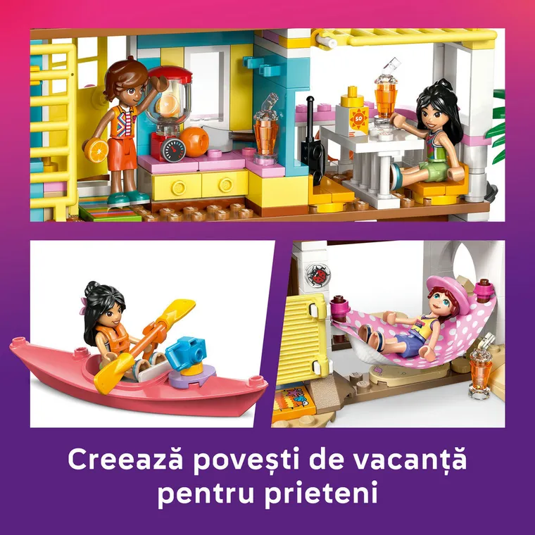 LEGO Friends, Casa pe plaja cu foci, 42699