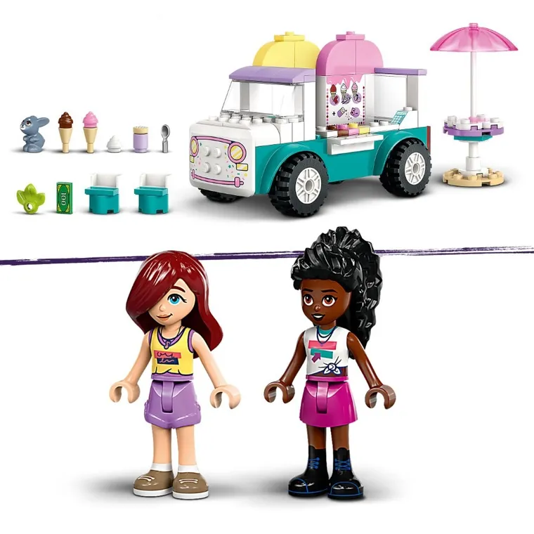 LEGO Friends, Furgoneta de inghetata in orasul Heartlake, 42644