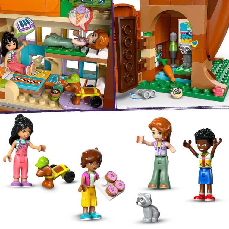LEGO Friends, Momente cu prietenii la casa din copac, 42652