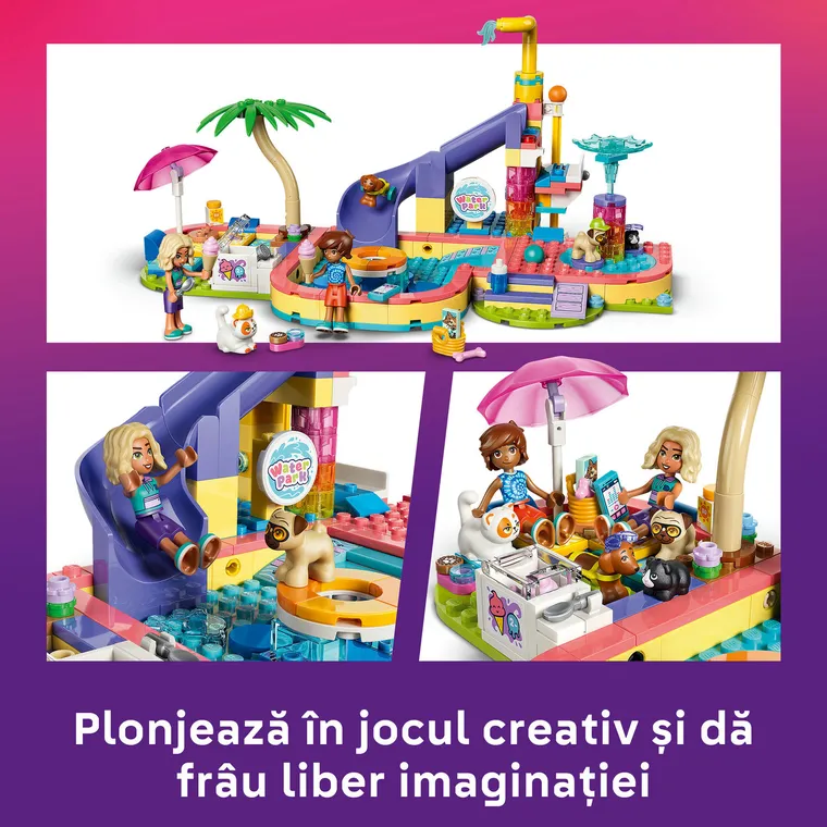 LEGO Friends, O zi distractiva in parcul acvatic, 42676