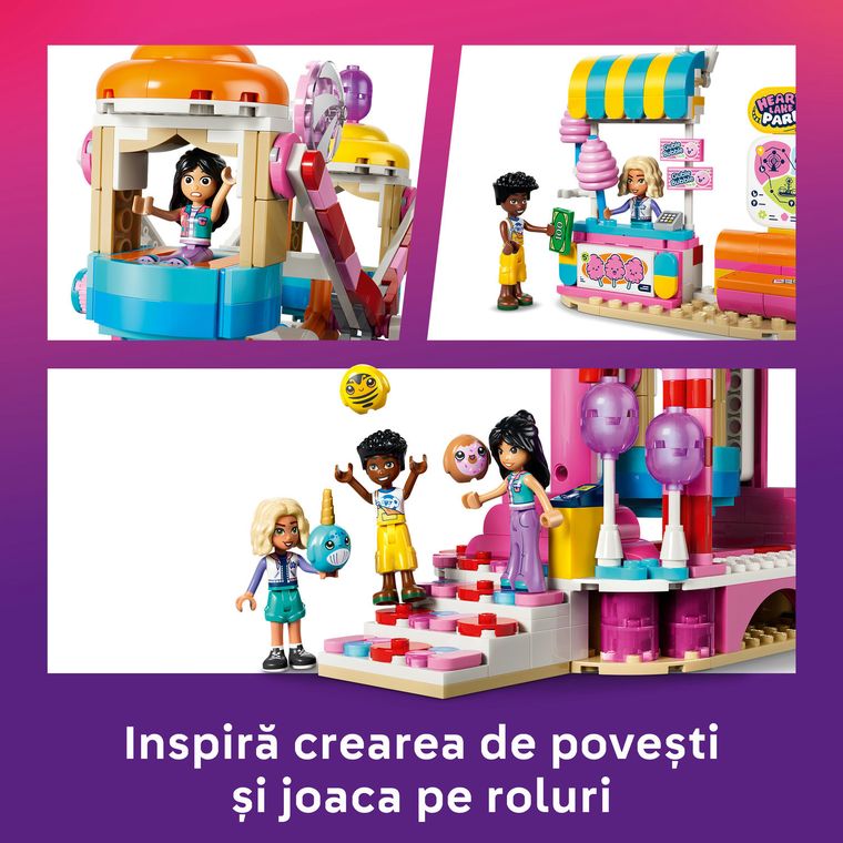 LEGO Friends, Roata Ferris cu bomboane si briose, 42700