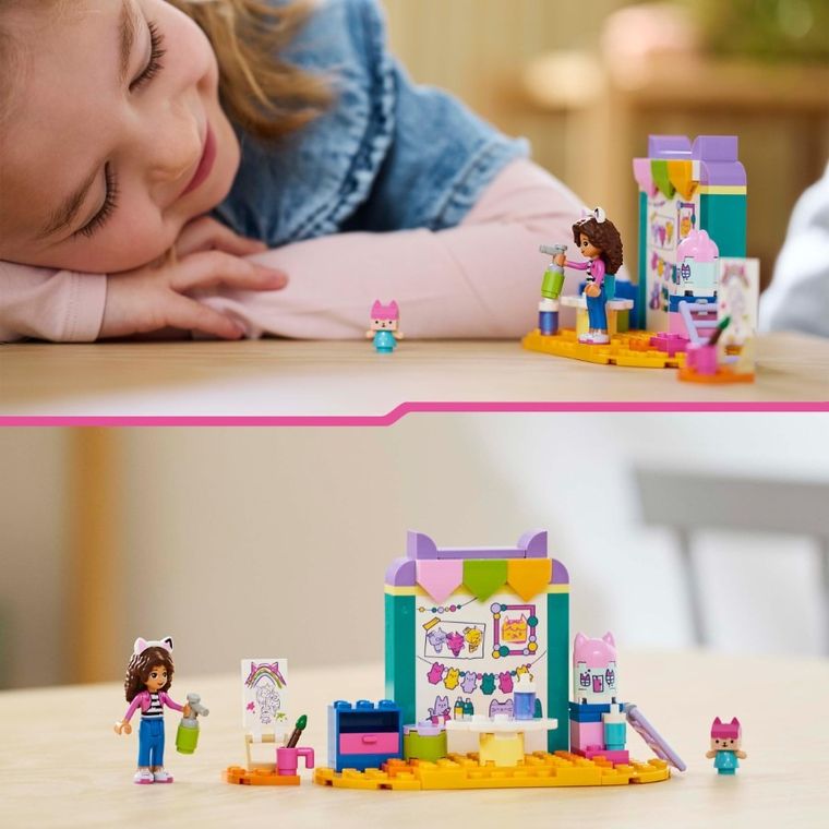 LEGO Gabby's Dollhouse, Creatii mestesugite cu Bebe Cutiuta, 10795