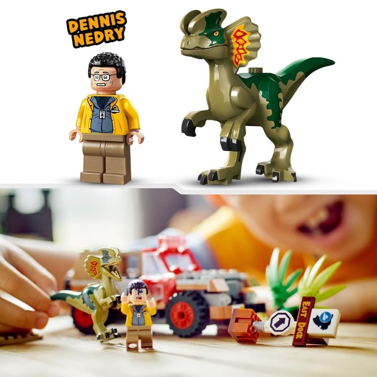 LEGO Jurassic World, Ambuscada asupra unui Dilophosaurus​, 76958