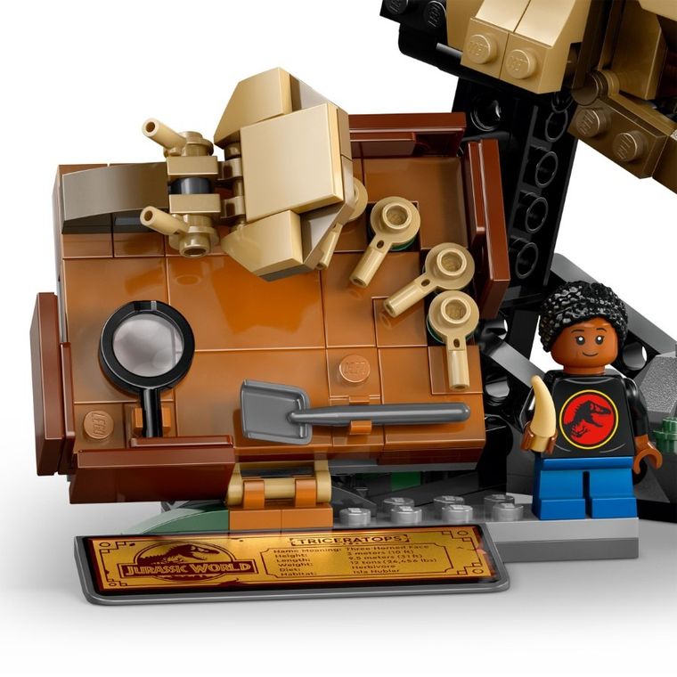LEGO Jurassic World, Fosile de dinozaur: craniu de Triceratops, 76969