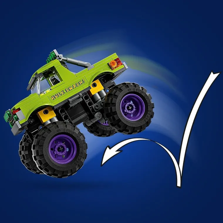 LEGO Marvel, Hulk in vehicul de teren contra lui Thanos, 76312