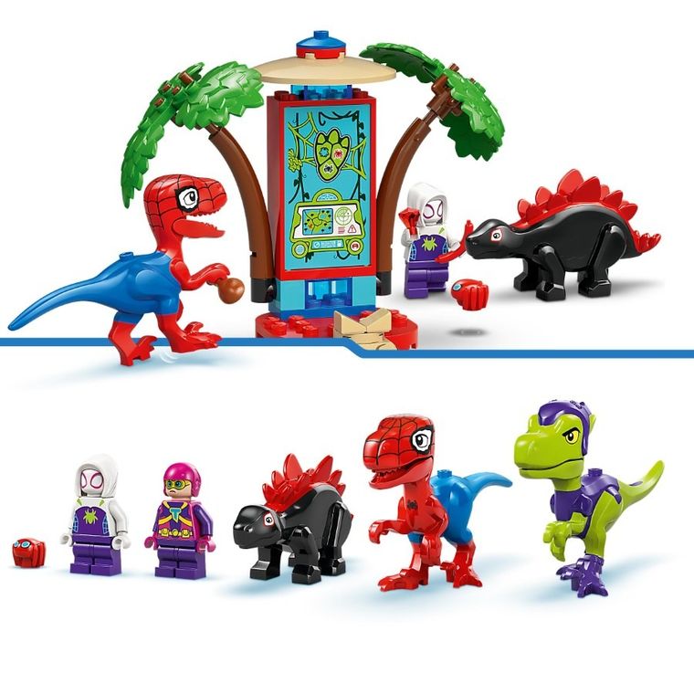 LEGO Marvel, Infruntarea dintre dinozaurii Spidey si Gobby la casa-sediu din copac, 11200