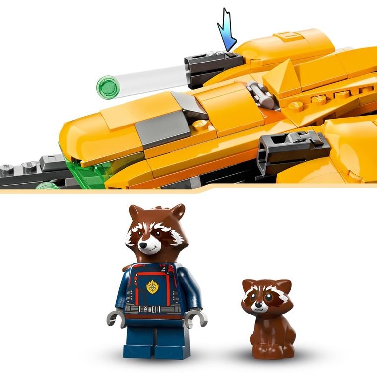LEGO Marvel, Nava lui Baby Rocket, 76254