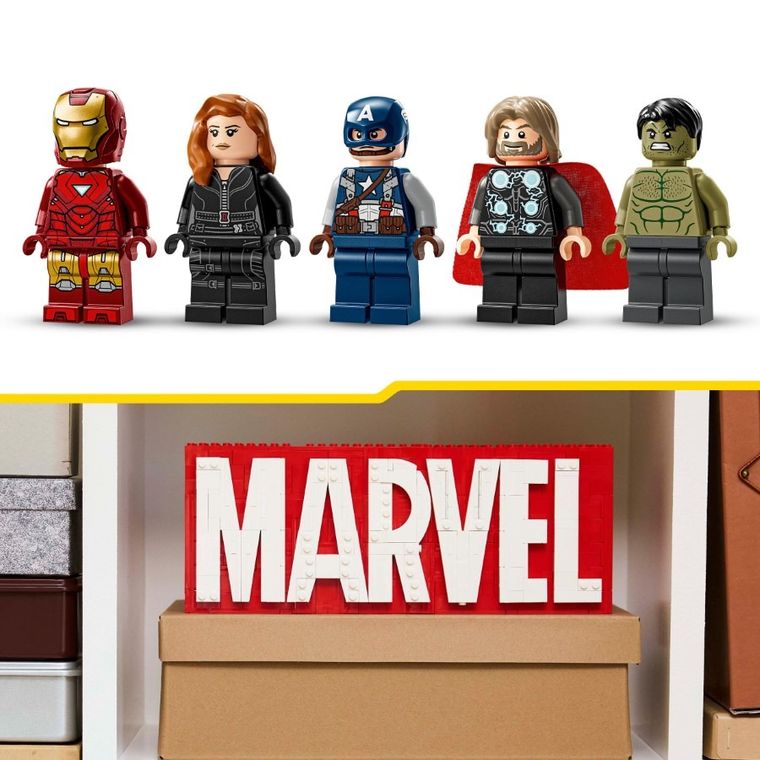 LEGO Marvel, Sigla si minifigurine MARVEL, 76313