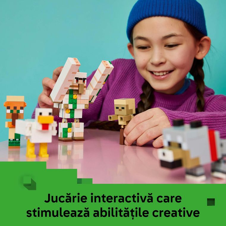 LEGO Minecraft, Atac in desert cu un jocheu de gaini, 21592