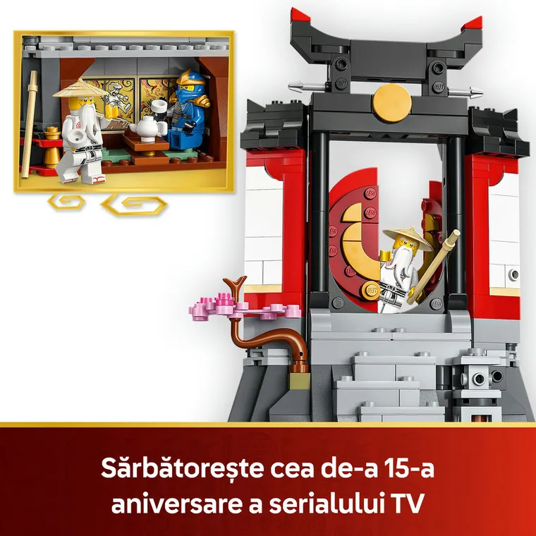 LEGO NINJAGO, Model pentru etalare cu personaje ninja la a 15-a aniversare, 71866