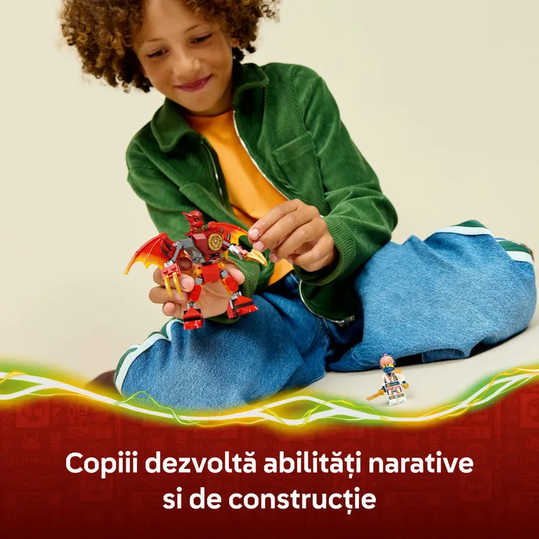 LEGO NINJAGO, Pachet de lupta cu robotul dragon al lui Kai, 71851