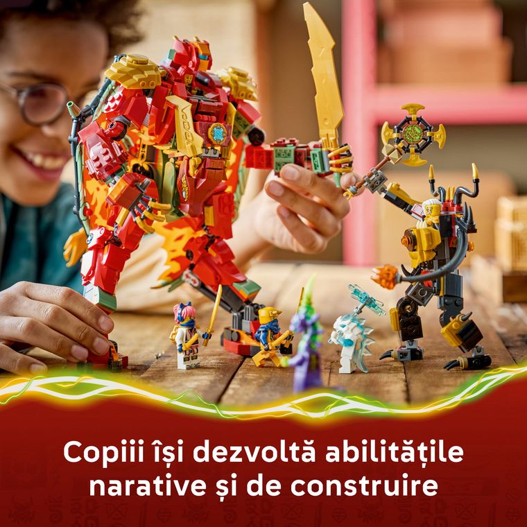 LEGO NINJAGO, Robotul dragon transformator al lui Wyldfyre, 71868