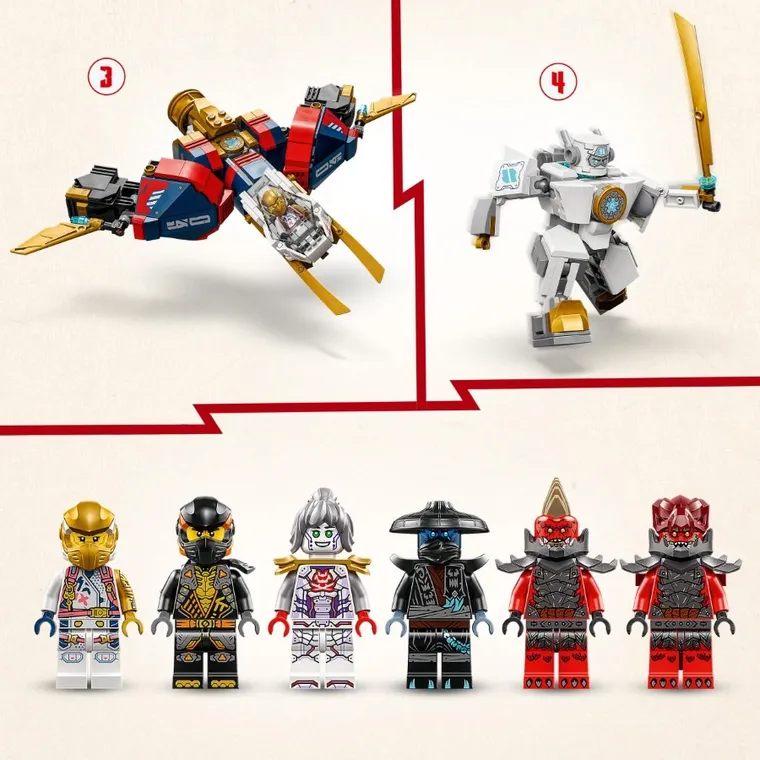 LEGO NINJAGO, Ultrarobotul combinat al lui Zane, 71834