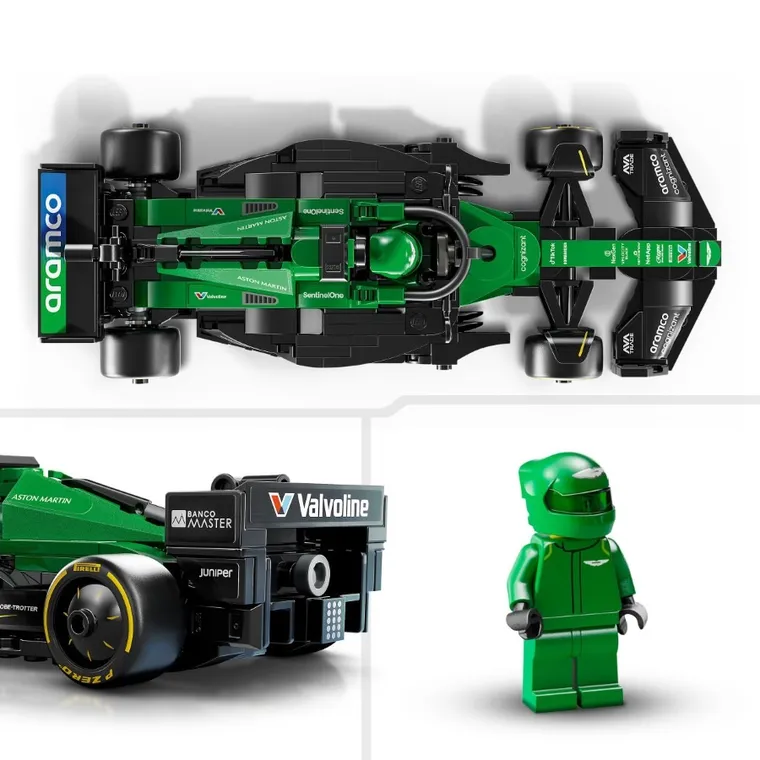 LEGO Speed Champions, Masina de curse Aston Martin Aramco F1 AMR24, 77245