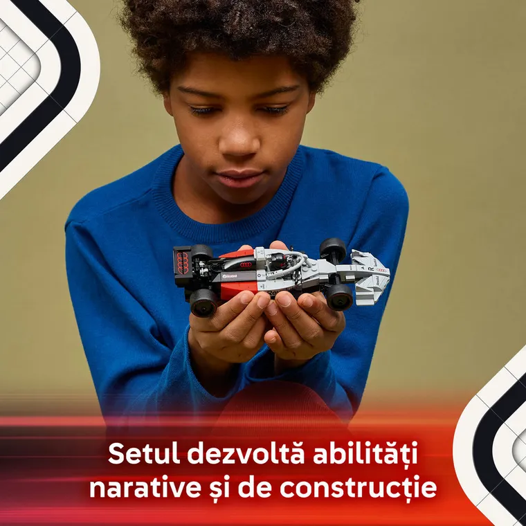 LEGO Speed Champions, Masina de curse Audi Revolut F1 Team R26, 77259