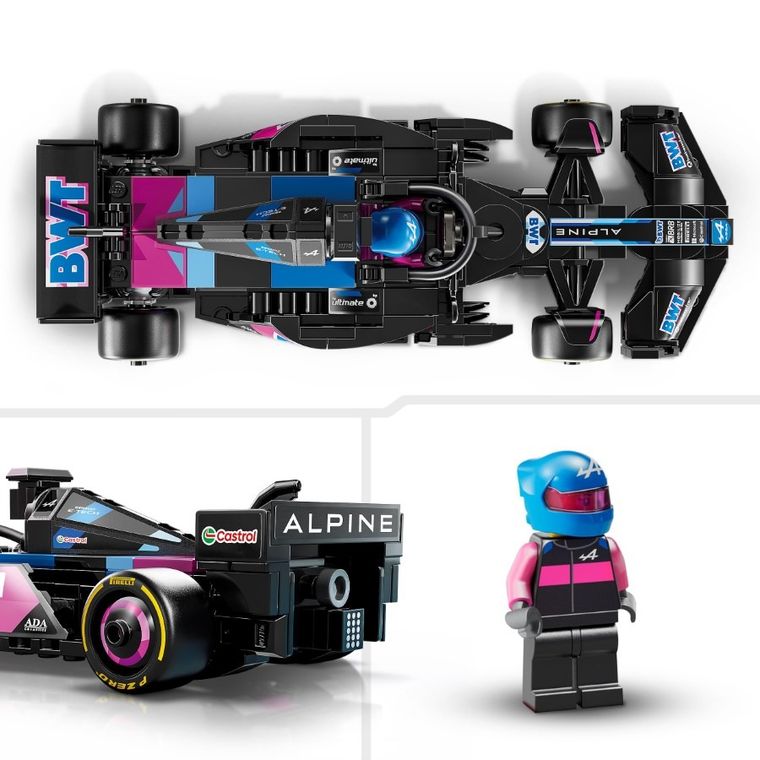 LEGO Speed Champions, Masina de curse BWT Alpine F1 Team A524, 77248