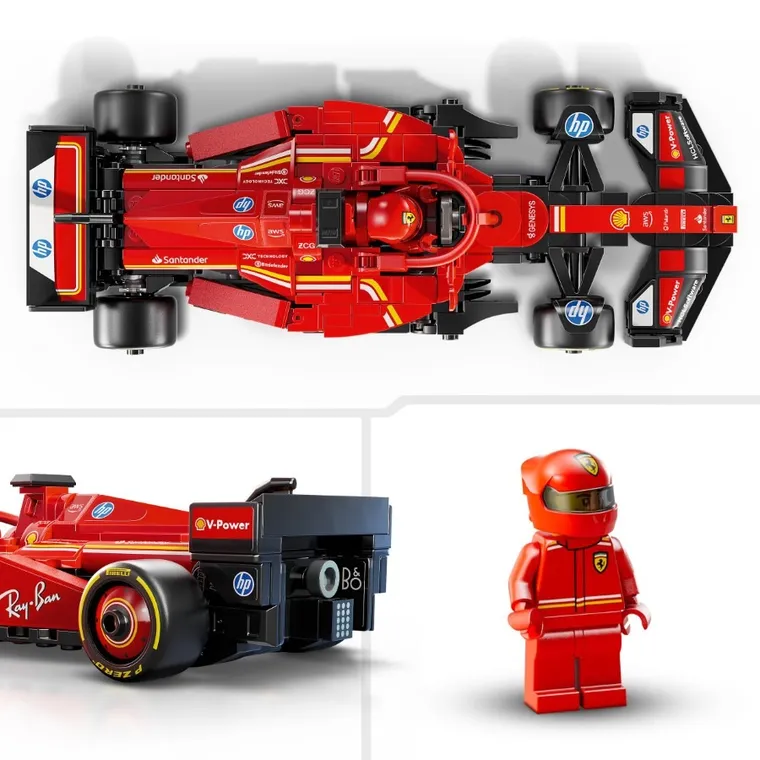 LEGO Speed Champions, Masina de curse F1 Ferrari SF-24, 77242