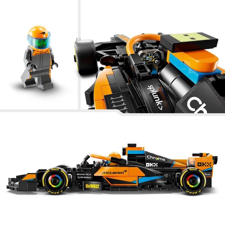 LEGO Speed Champions, Masina de curse McLaren de Formula 1 2023, 76919