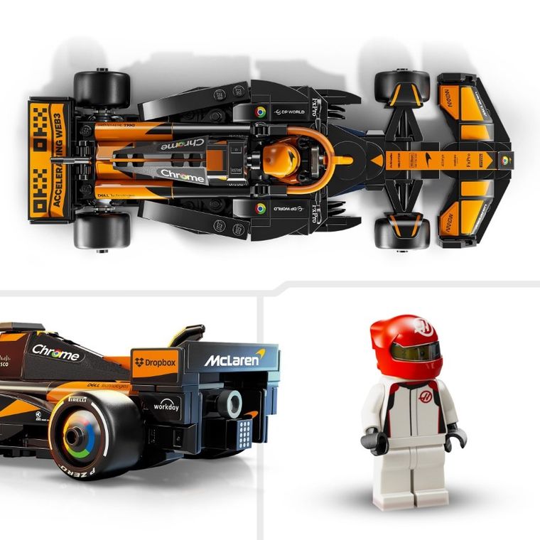 LEGO Speed Champions, Masina de curse McLaren F1 Team MCL38, 77251